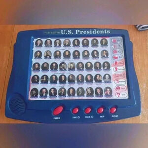 Vintage 2001 K&B Learning Interactive toy US  Presidents Tested and Works
